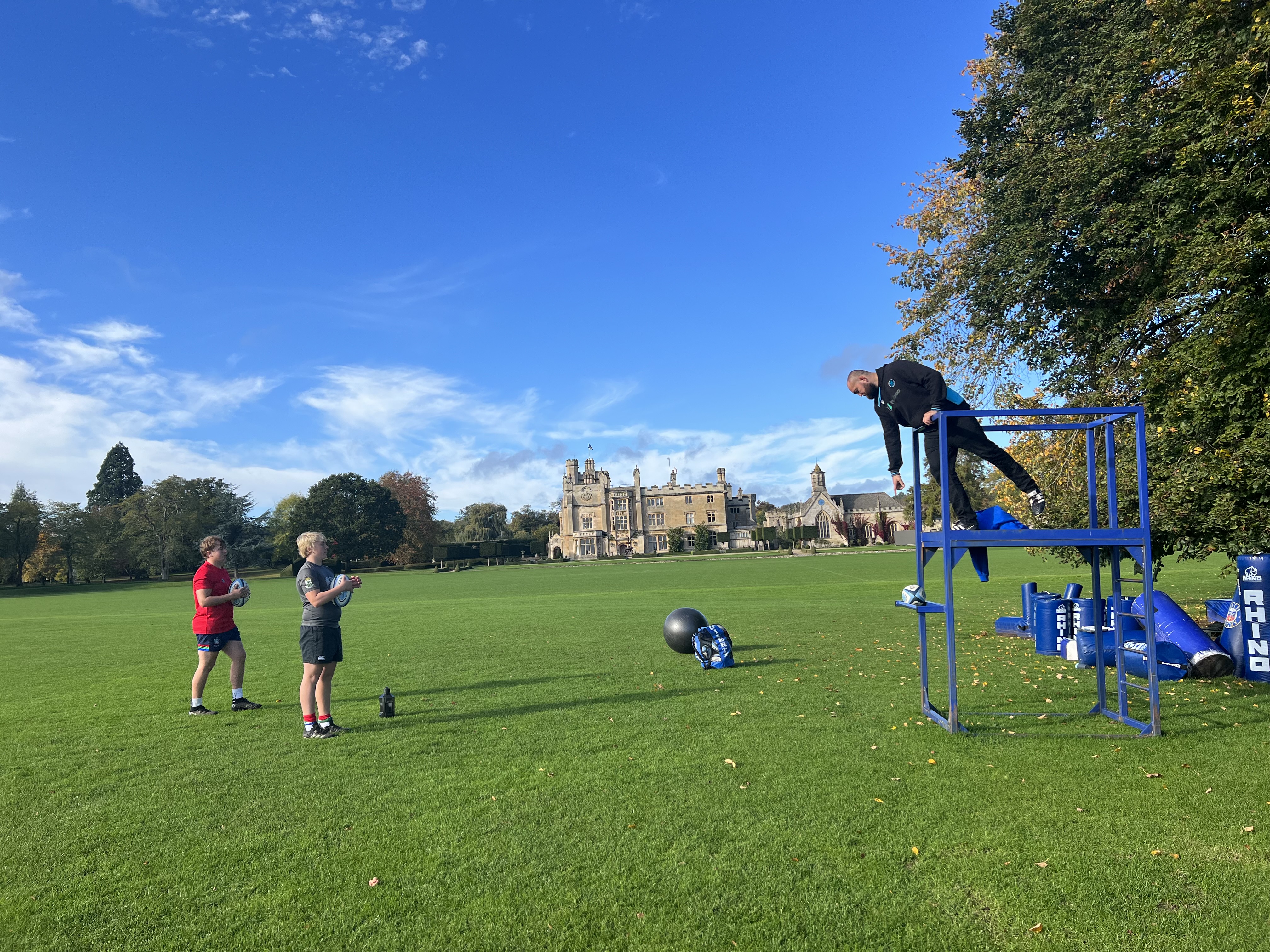 Lineout throwing session with Tom Dunn